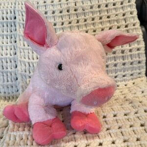 DanDee pink Soft Expressions Pig Plush -18” see picture new